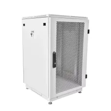 Шкаф телекоммуникационный напольный 18U (600x600) дверь перфорированная