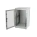 Шкаф телекоммуникационный напольный 18U 600x600 ШТ-НП-18U-600-600-П, передняя дверь перфорированная