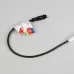 Лента светодиодная герметичная WAVE-SIDE-PU-H120-06x12mm 24V RGB (8 W/m, IP68, 1m, wire x1) (ARL, вывод боковой, 3 года)