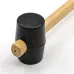 Киянка резиновая, деревянная рукоятка, 230г