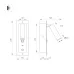 Светильник SP-BED-CHARGE-BUILT-S80x230-3W Warm3000 BK 20 deg 230V USB-A USB-C IP20 металл 3 года