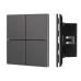 Панель кнопочная Black BUS Frameless IARL IP20 металл 2 года KNX-304-23-IN Black INTELLIGENT