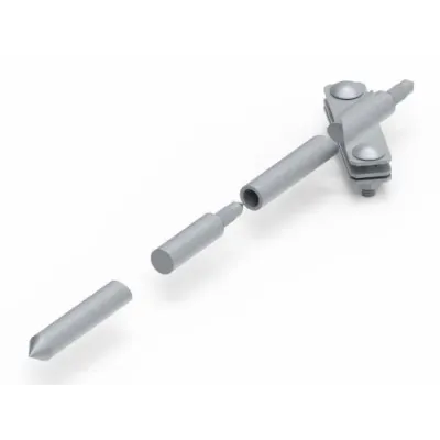 Комплект модульно-штыревого заземления L-3000 безмуфтовый, D16 диаметр, для организации заземления токоотводов системы молниезащиты/оборудов