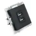 Розетка 2-местная USB (механизм), 250В, 2,4А, серия Катрин, GLS10-7115-05, черный