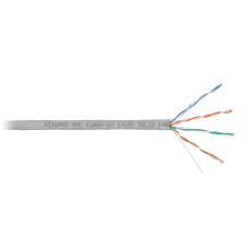 Витая пара U/UTP 4 пары Кат 5e solid BC AWG24 (0.51мм) IN PVC серый 305м