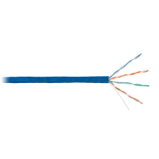Витая пара U/UTP 4 пары Кат 5e solid BC AWG24 (0.51мм) IN PVC синий 305м