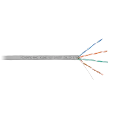 Витая пара U/UTP 4 пары Кат 5e solid BC AWG24 (0.51мм) IN LSZH нг(А)-HF серый 305м