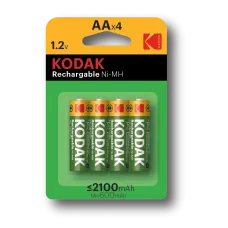 Аккумуляторы NiMH (никель-металлгидридные) Kodak HR6-4BL 2100mAh [KAAHRP-4] (80/640/15360)