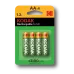 Аккумуляторы NiMH (никель-металлгидридные) Kodak HR6-4BL 2100mAh [KAAHRP-4] (80/640/15360)