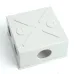 Коробка разветвительная 85*85*40мм, 6 вводов, IP44, светло-серая, EBX10-34-44 (GE41235)