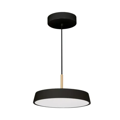Светильник SP-ELEGANT-R300-17W Warm3000 (BK, 120 deg, 230V) (IP20 металл, 3 года)