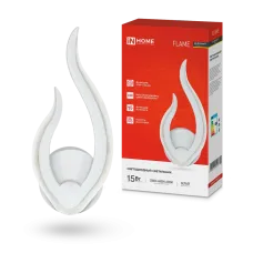 Светильник светодиодный ELEGANT FLAME 15Вт 230В 3000-6500K 1200Лм STEP COLOR белый IN HOME