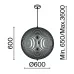 Светильник подвесной Maytoni Roots MOD197PL-01W2 E27х1х40W Черный