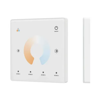 Панель сенсорная INTELLIGENT ARLIGHT SMART-RF-801-11-1G-4SC-MIX белый, 3 В, 2.4G, накладная, IP20, Пластик, 5 лет
