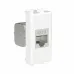 Avanti Компьютерная розетка RJ-45 без шторки      модульная кат.6е экранированная Белое облако 1    модуль