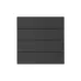 Панель кнопочная SMART-DMX512-801-22-8G-8SC-DIM-IN Black 230V, 2.4G IARL, IP20 пластик, 5 лет