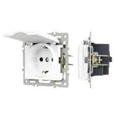 Механизм розетки влагозащищённый SCT-MCP-PL-WH 250V, 16A