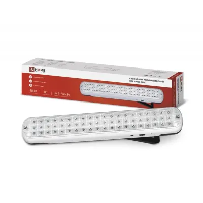 Светильник светодиодный аварийный СБА 1093С-90DC 90LED Li-ion DC IN HOME