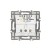 Механизм розетки с USB зарядкой SCT-MUAA-PL-BK 250V, 16A