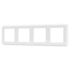 Рамка пластиковая FRM-VERSA-PL-4-WH