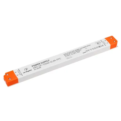 Блок питания ARV-SP-12060-SLIM-PFC (12V, 5A, 60W) (ARL, для светодиодных лент, IP20 пластик, 5 лет)