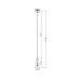 Светильник подвесной Moke 1х40Вт E14 IP20 Freya FR4006PL-01BS
