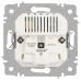 Розетка Intro Accent 6-410-01М , P+E Schuko со шторками, 16А-250В + 2хUSB, IP20, СУ, белый матовый