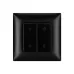Панель кнопочная SMART-RF-801-22-1G-DIM-SUF Black 3V, 2.4G, IP20, Пластик, 5 лет