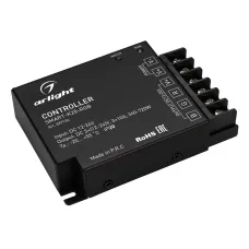 Контроллер SMART-K28-RGB (12-24V, 3x10A, 2.4G) (ARL, IP20 Металл, 5 лет)