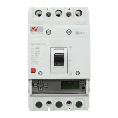 Выключатель автоматический AV POWER-1/3 160А 100kA ETU6.0 AVERES
