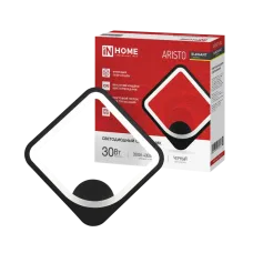 Светильник светодиодный ELEGANT ARISTO-BL 30Вт 230В 3000-6500K 2400Лм STEP COLOR черный IN HOME
