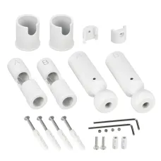 Крепление ARL-WAVE-1815-S-2-ENDCAP White (ARL, Металл)