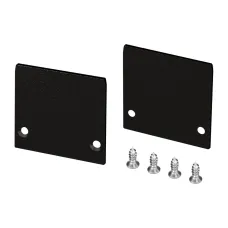 Заглушка LINE-3535-TRAY BLACK глухая Алюминий