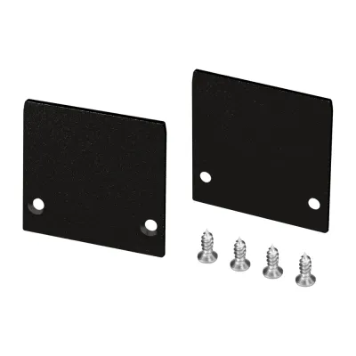 Заглушка LINE-3535-TRAY BLACK глухая Алюминий