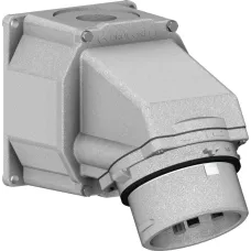 Вилка настенная накладная угловая 250A 3P+N+E 380-440V IP66/67