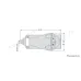 Вилка кабельная переносная 250A 3P+N+E 380-440V IP66/67