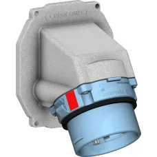 Вилка панельная встраиваемая гловая 150А 3P+E 380V IP66/67