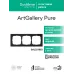 ARTGALLERY PURE 3-постовая РАМКА, ОРГАНИЧЕСКОЕ СТЕКЛО ЧЕРНЫЙ