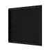 Люк ревизионный LN фланец 300х300 нажимной 327х327 пластик Black EVECS