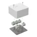 Коробка огнестойкая для кабель-канала 40-0460-FR2.5-10 Е15-Е120 85х85х45