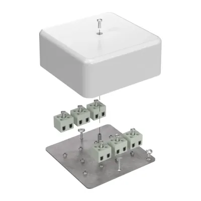 Коробка огнестойкая для кабель-канала 40-0470-FR2.5-12 Е15-Е120 103х103х45
