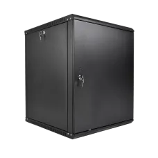 Шкаф 19'' телеком навесной разборный ЭКОНОМ 12U (600 х 520), съёмные стенки, дверь металл, чёрный