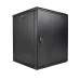 Шкаф 19'' телеком навесной разборный ЭКОНОМ 12U (600 х 520), съёмные стенки, дверь металл, чёрный