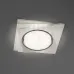 Светильник встраиваемый со светодиодной подсветкой 20LEDx2835 SMD 6400K, 15W GX53, без лампы, матовый, хром, CD5023 квадрат с драйвером в комплекте