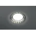 Светильник встраиваемый со светодиодной подсветкой 20LED*2835 SMD 4000K, 15W GX53, без лампы, прозрачный, хром, CD5024 круг с драйвером в комплекте