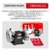 Станок точильный электрич. P.I.T. PBG150-C3 (300Вт, 2950об/мин, круг 150х12.7х20мм, пылезащита)