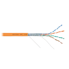 Витая пара F/UTP 4 пары Кат 5e solid BC AWG24 (0.50мм) IN LSZH нг(А)-HF оранжевый 305м