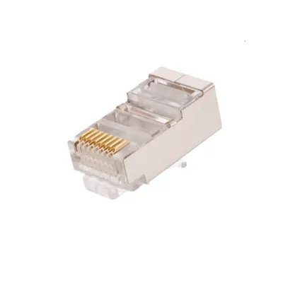 Коннектор RJ45/8P8C, Кат.5e, 3мкд, универсальный, под 0,47-0,51мм, экран., 1000шт.