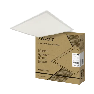 Панель светодиодная ультратонкая ДВО-SLIM 5040 50Вт 4000К без ЭПРА IP40 595х595х8,5мм NEOX
