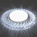 Светильник встраиваемый со светодиодной подсветкой 20LED*2835 SMD 6400K, 15W GX53, без лампы, прозрачный, хром, CD4021 с драйвером в комплекте